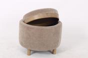 Clover Round Tea Tray - Mink