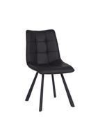 Louis PU Vintage Chair - Vintage Black
