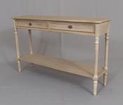 Willow 2 Drawer Console with Shelf – Timber Wash