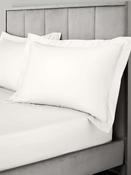 Ivory 400 Thread Count Sateen Fitted Sheet image
