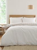 Natural Ashford Stripe Cotton Duvet Cover Set image