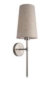 Rechargeable LED Brushed Nickel Wall Lamp and Shade image