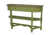 Jardin 1 Drawer Console Table with 2 Shelves – Green