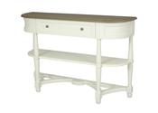 Jardin 1 Drawer Console Table with 2 Shelves – White image