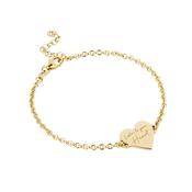 Listen to Your Heart Bracelet Gold image