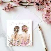 For my Bridesmaid - Greeting Card image