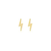 Gold Lightning Bolt Studs image