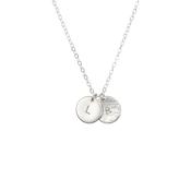 Additional Medium Sterling Silver Letter Disc + 2 image