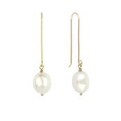 ALI Baroque Pearl Earrings Silver or Gold image