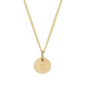 Dainty 9kt Solid Gold Initial Necklace