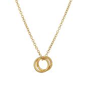 'Our Lives Intertwined' - Interlocking Circles Chain Gold image