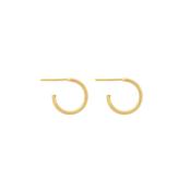 Slim Dainty Gold Hoops image