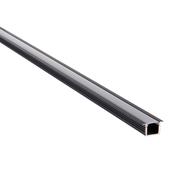 Rigel Recessed 2m Aluminium Profile/Black