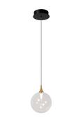 Lucide GISELA Pendant Light Ø 16 cm - 1x5W 2700K - Transparent image