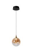 Lucide GISELA Pendant Light Ø 16 cm - 1x5W 2700K - Amber image