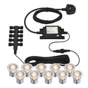 Ikon round 30mm kit IP67 0.45W daylight white