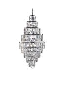 EMPIRE - 13LT CHANDELIER, CHROME, CLEAR CRYSTAL image