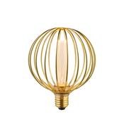 Globe Lamp - Gold Metal