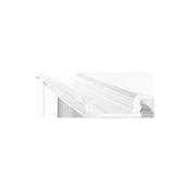 SLOT REC TRIM D25xD5 3000 mm WHITE
