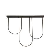 Chime LED Flush Matt Black Metal image