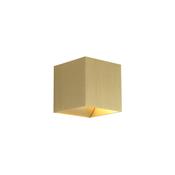 Newton Square Up&amp;Down Wall Light, G9, Gold image