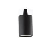 PORTALAMPADA E27 LISCIO BLACK