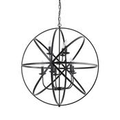 Orbit 8Lt Pendant, Matt Black  Metal image