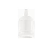 PORTALAMPADA E27 GHIERA WHITE