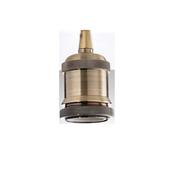 PORTALAMPADA E27 GHIERA BRASS