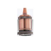 PORTALAMPADA E27 GHIERA COPPER