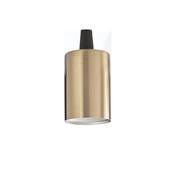 PORTALAMPADA E27 LISCIO BRASS