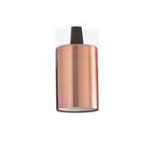 PORTALAMPADA E27 LISCIO COPPER