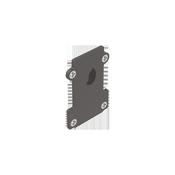 EGO END CAP RECESSED CON FGOLD BK