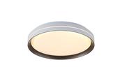 Saucer LED Flush, White and Latte Metal image