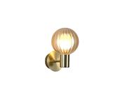 Luminsphere 1Lt Wall Light, Brass with Champagne Glass IP44 image