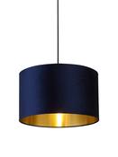 Navy Velvet Shade with Gold Inner Dia.40cm image
