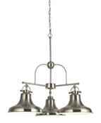 Dallas 3Lt Pendant - Satin Silver image