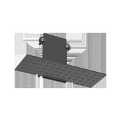 EGO END CAP RECESSED EASY SENZA FGOLD BK
