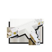 LINK TRIMLESS T-CONNECTOR LEFT DALI 1-10V WH