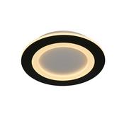 Ringo LED Round Flush. Matt Black image