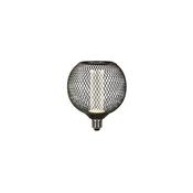 Wire Mesh Effect Globe Lamp - Black Metal (4.5W, 4000K)