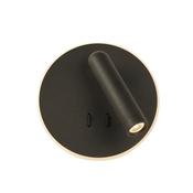 Cher LED Wall Light, Black Metal image