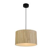 Meadow 1Lt Pendant convertible to Flush, Natural Grass Shade image