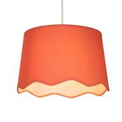 Evan Coral Scallop Linen Shade image