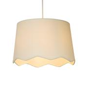Evan Ivory Scallop Linen Shade image