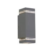 Houston Outdoor Wall Light Grey image