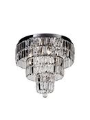 Empire 6Lt Flush - Chrome Metal &amp; Clear Crystal image