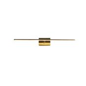 Amalfi LED Wall Light IP44, Satin Brass Metal image