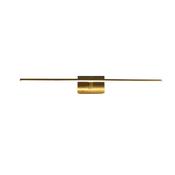 Amalfi LED Wall Light IP44, Satin Brass Metal image