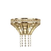 Gemma 2Lt Wall Light - Satin Brass &amp; Clear Crystal image